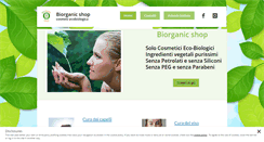 Desktop Screenshot of biorganicshop.com